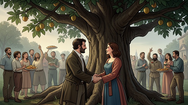The Double Wedding from "Of Fates & Fables (The Complete Series)". The Double Wedding Two couples share a ceremony Talia and Lynch marry alongside Romy and Kash under the ceremonial tree.