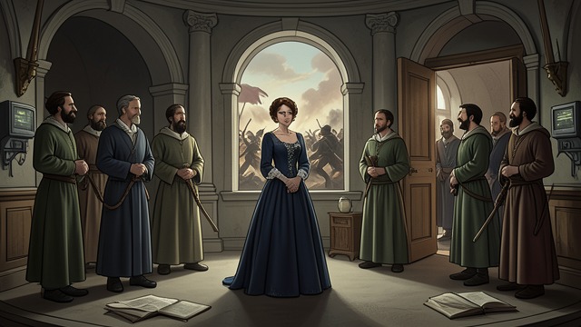 Justice from the Council from "Of Fates & Fables (The Complete Series)". Justice from the Council Lina returns with support After Lina confronts the council, the previously absent members arrive through a portal during the attack.