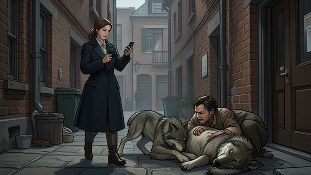The Alley Revelation from "Of Fates & Fables (The Complete Series)". The Alley Revelation An impossible sight Walking home from Valkyrie, Romy hears a confrontation and discovers a wolf attacking another wolf.
