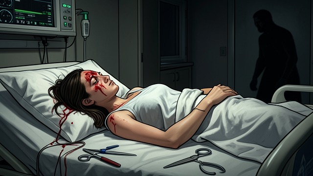 The Hemorrhage from "RE". The Hemorrhage The baseball-bat assault produces intracranial hemorrhage and overwhelms Tabitha Moore’s body.