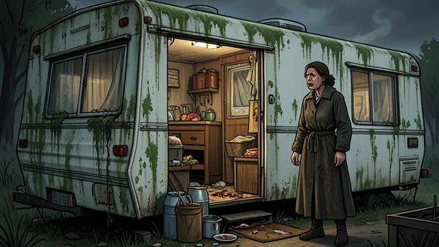 The Dirty Trailer from "RE". The Dirty Trailer Tabitha Moore sees the neglected mobile home with the horror of an adult who has learned what her childhood normalized.