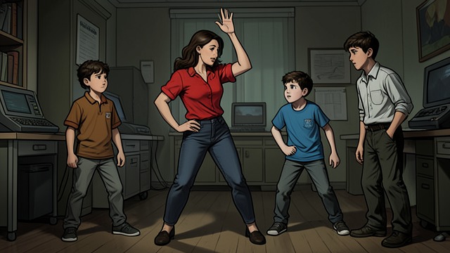 The Boundary Lesson from "RE". The Boundary Lesson After Sam strikes Tabitha Moore, she responds with a controlled but frighteningly powerful punch.
