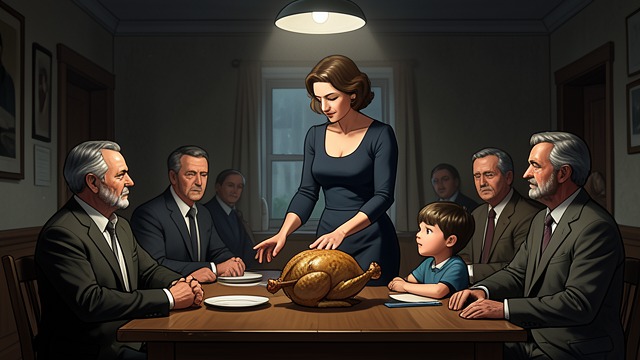 Thanksgiving Abuse from "RE". Thanksgiving Abuse Lisa Moore asserts control over her sons and strikes Joshua during the family meal.