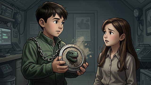 The Godzilla Button from "RE". The Godzilla Button The cousins give Tabitha Moore a Godzilla Call Button Toy to summon help during recovery.