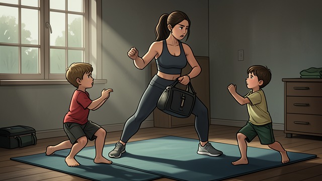 The Warrior Tribe from "RE". The Warrior Tribe Tabitha Moore teaches the cousins taekwondo fundamentals while explaining that real fighting requires restraint and training.