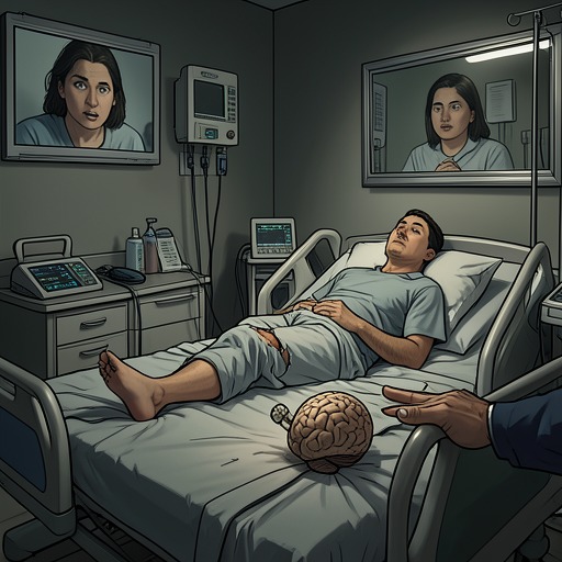 The Body and the Brain from "RE". This flow traces the book’s treatment of trauma as both physical injury and a crisis of identity.