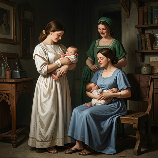 The Chosen Mothers from "RE". This flow traces how Tabitha Moore builds protective maternal bonds outside her birth family.
