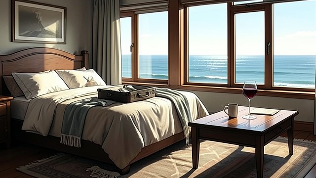 海滨之家,《《空白》》中的场景。海滨之家 属于他们自己的地方 他们抵达一处经朱莉娅·桑切斯安排、翻新过的海滨阁楼住宅。 归属感化为现实 这个家让他们搬家的决定有了具体的形状,也成了两人共同的归处。