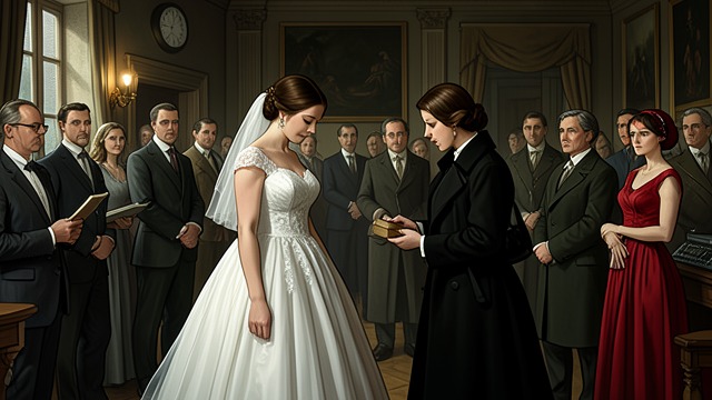The Wedding Dress Rivalry from "CEO's Beloved Honey Girl". A Dress Claimed Twice Public confusion Song Yun’er admires the wedding dress designed for Su Xiangcheng and attempts to purchase it.