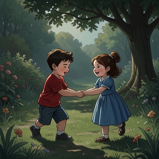 Lu Xun and Song Yun'er from "CEO's Beloved Honey Girl". This flow follows the transformation of Lu Xun and Song Yun'er's childhood bond from assumed destiny into a painful friendship.