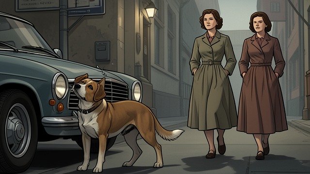 The Faithful Return from "Pamela's War". The Faithful Return A Shared Pleasure Bonzo loves car rides and appears whenever the horn sounds.