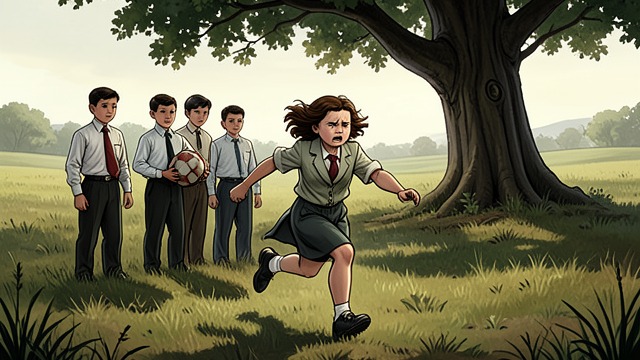 The Cricket Deception from "Pamela's War". The Cricket Deception False Popularity Local boys invite Pamela to cricket, but only to field endlessly.