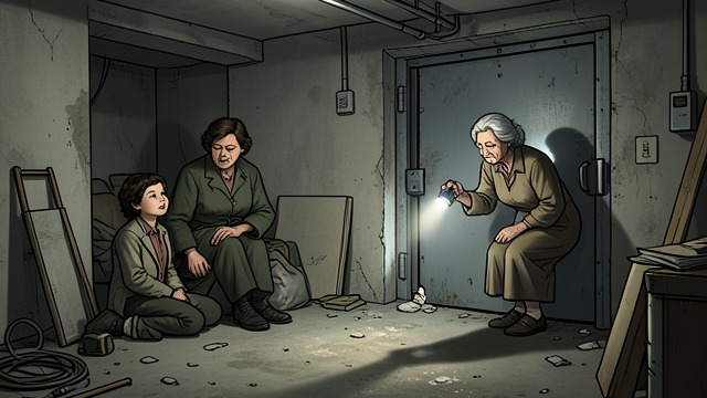 Air Raid Protection from "Pamela's War". Air Raid Protection Improvised Safety Families use Anderson shelters, cellars, floors, and later Morrison shelters.