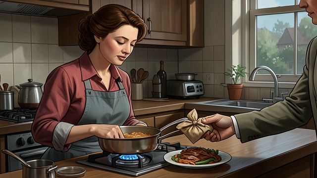 Food as Care from "Pamela's War". Food as Care Feeding the Community Marie Wheeler cooks for searchlight soldiers and sends customers home with butter, bacon, steak, or eggs.