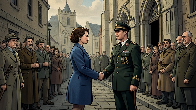 Marriage in Wartime from "Pamela's War". Marriage in Wartime A Hasty Ceremony Pamela and John marry at St Kenelm’s Church with a special licence, rationed clothing, and a blue wool suit instead of a…