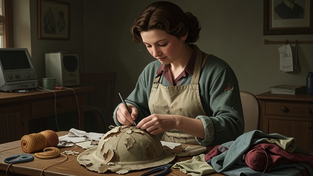 The Seamstress Mother from "Pamela's War". The Seamstress Mother Skilled Hands Marie Wheeler’s millinery training and sewing talent make her capable of creating hats, garments, and wartime fronts.