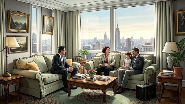 Flat as Promise from "Pamela's War". Flat as Promise A New Beginning The family moves into an elegant top-floor flat near Birmingham.