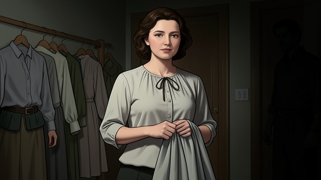 Parachute Fronts from "Pamela's War". Parachute Fronts Marie’s Pattern Marie Wheeler uses scarce parachute silk to make blouses consisting only of a front, held by ribbons.