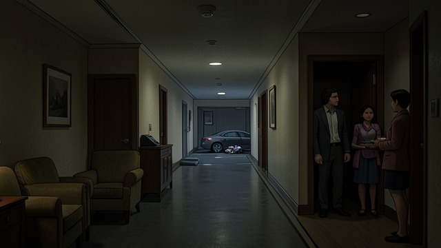Home Under Blackout from "Pamela's War". Home Under Blackout A Threatened Shelter The hotel closes its lights and adapts its routines to wartime regulations.