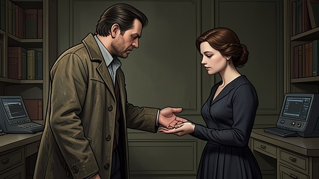 John’s Pursuit from "Pamela's War". John’s Pursuit Persistence After Loss John Fellows approaches Pamela while she is still grieving.