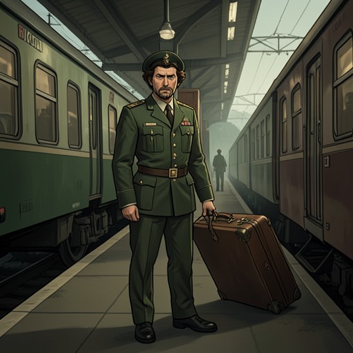 John’s Changed Destiny from "Pamela's War". This flow follows John Fellows from determined suitor to disappointed trainee, overseas serviceman, husband, and absent father.