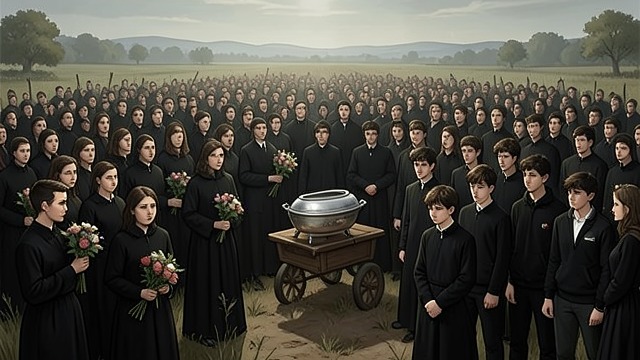 The Funeral Season from "Stephen King Three Classic Novels Box Set: Carrie, 'Salem's Lot, the Shining". The Funeral Season Collective Mourning Mass ceremonies bury the dead, including many Ewen High School seniors.