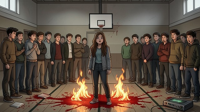 Consequences Escape Control from "Stephen King Three Classic Novels Box Set: Carrie, 'Salem's Lot, the Shining". Consequences Escape Control The Crowd Reacts The school responds to the blood with silence and then laughter.