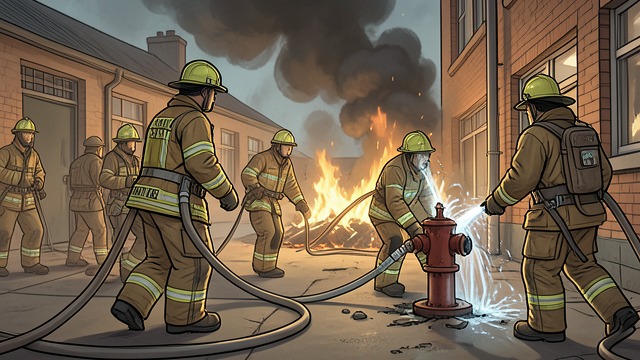 Hydrants Disabled from "Stephen King Three Classic Novels Box Set: Carrie, 'Salem's Lot, the Shining". Hydrants Disabled Firefighters Arrive Local and neighboring crews respond to the burning school and town.