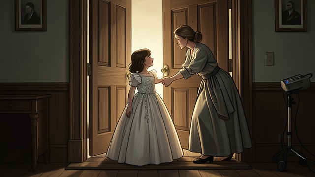The Door Opens to Freedom from "Stephen King Three Classic Novels Box Set: Carrie, 'Salem's Lot, the Shining". The Door Opens to Freedom Departure Contested Margaret tries to stop Carrie from leaving in her prom dress.