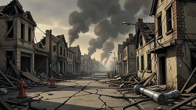A Landscape of Ash from "Stephen King Three Classic Novels Box Set: Carrie, 'Salem's Lot, the Shining". A Landscape of Ash Fire’s Aftermath The school, businesses, and homes leave burned districts and damaged streets.