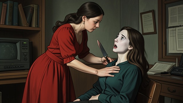 The Knife at Home from "Stephen King Three Classic Novels Box Set: Carrie, 'Salem's Lot, the Shining". The Knife at Home A Final Revelation Margaret confesses her own history of sexual shame and tells Carrie that she had once considered killing her.