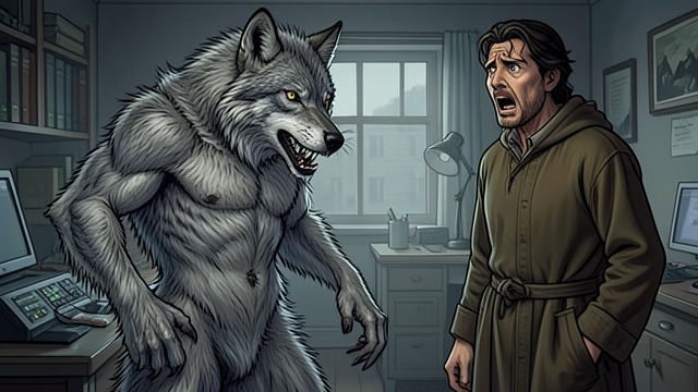 The Wolf’s Body from "Mon Loup Alpha". The Wolf’s Body Transformation Witnessed Nemrod turns into a wolf before Julien’s eyes.