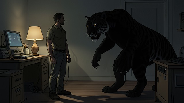 The Fight for Julien from "Mon Loup Alpha". The Fight for Julien Physical Defense Nemrod transforms and fights the jaguar while Julien watches.