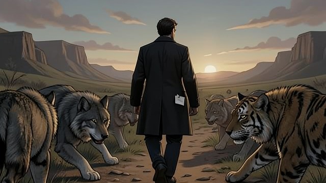 A Leader Who Leaves from "Mon Loup Alpha". A Leader Who Leaves Fear for Julien Nemrod chooses to leave because he believes his presence would endanger his companion.