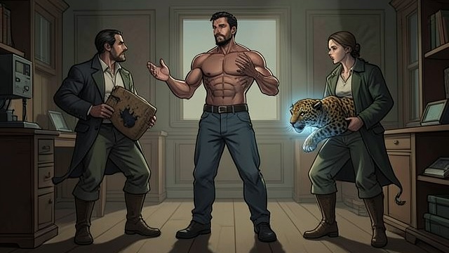 A Warning at the Window from "Mon Loup Alpha". A Warning at the Window Protective Urgency Nemrod tells Julien to move away as the jaguar threatens the room.