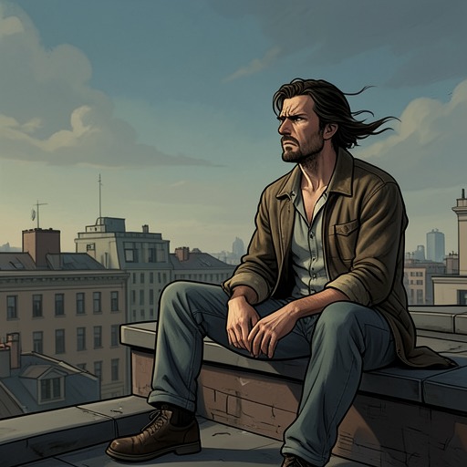 The Dating Disappointments from "Mon Loup Alpha". Tyler’s silence revives Julien’s accumulated frustration with dating and helps precipitate his rooftop crisis.