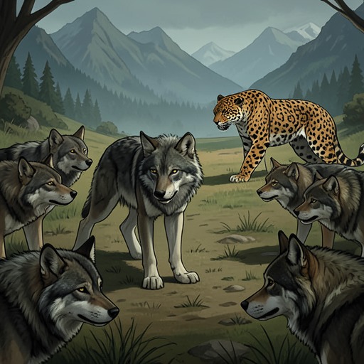 The Alpha Succession Conflict from "Mon Loup Alpha". Nemrod’s ambition to unite wolves and jaguars creates political pressure that threatens both his safety and his new relationship.