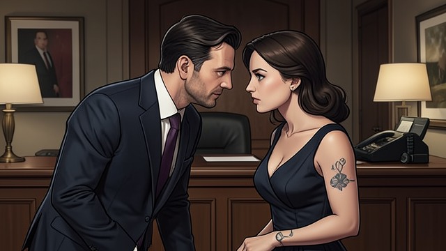 Concealed Hierarchy from "Falling For The CEO: BAD BOY ROMANCE". Unequal Knowledge Asymmetrical Consent William courts Diana without knowing she is his employee.