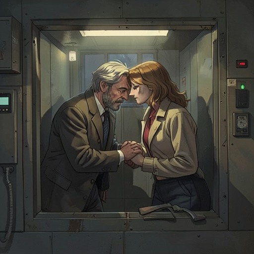 Elevator Encounter to Secret Romance from "Falling For The CEO: BAD BOY ROMANCE". This flow traces how an accidental confinement turns attraction into a relationship endangered by concealed employment.
