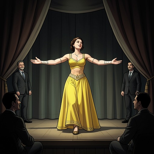 Tara’s Talent Show Thread from "Falling For The CEO: BAD BOY ROMANCE". This flow follows Tara’s desire for artistic support and the way her performance reconnects the separated lovers.