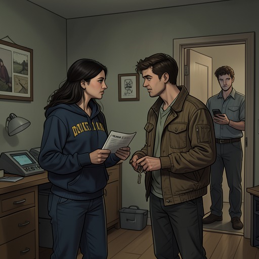 From Double Booking to Shared Home from "Roommate Wars & Midnight Kisses (My College Romance)". This flow traces how a landlord’s duplicate lease forces Leah Kim and Liam Reed from hostile strangers into partners who deliberately build a shared home.