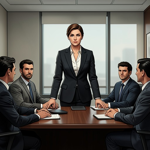 Alison’s Professional Identity from "The Executive Assistant: A female CEO·male assistant workplace romance". This thread follows Alison’s development from a CEO who equates control with competence toward a leader able to delegate without seeing it as failure.