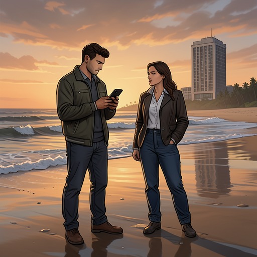 The Beach Weekend and Its Reversal from "The Executive Assistant: A female CEO·male assistant workplace romance". This thread follows a romantic attempt at rest that turns into a test of how Alison and Cameron handle work, authority, and care.