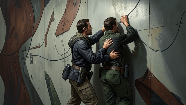 Embrace Against Current from "A cataclysmic lack of Harmony". Embrace Against Current The pair climbs an imaginary wall between them until their hands wrap around each other's bodies.