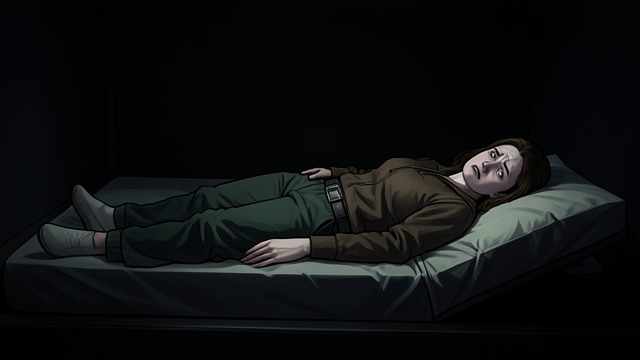 Sleepless Bed from "A cataclysmic lack of Harmony". Sleepless Bed The speaker lies awake in a room emptied of comfort.