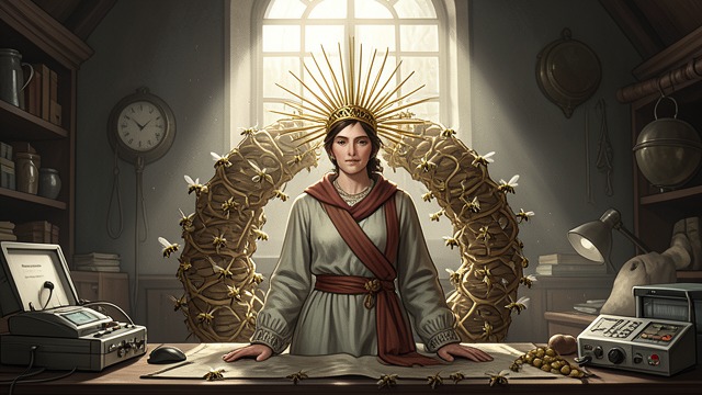 Queen Bee from "A cataclysmic lack of Harmony". Queen Bee The beloved is called the queen bee of the speaker's beehive and the source of life like the sun.