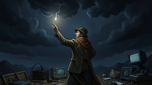 SOS Signal from "A cataclysmic lack of Harmony". SOS Signal The repeated SOS becomes the speaker's emergency language.