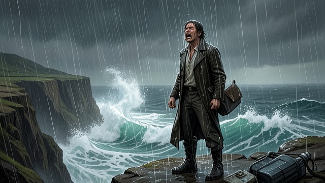 Storm Metaphor from "A cataclysmic lack of Harmony". Storm Metaphor Rain becomes a sailor's storm and a series of waves crashing against skin.