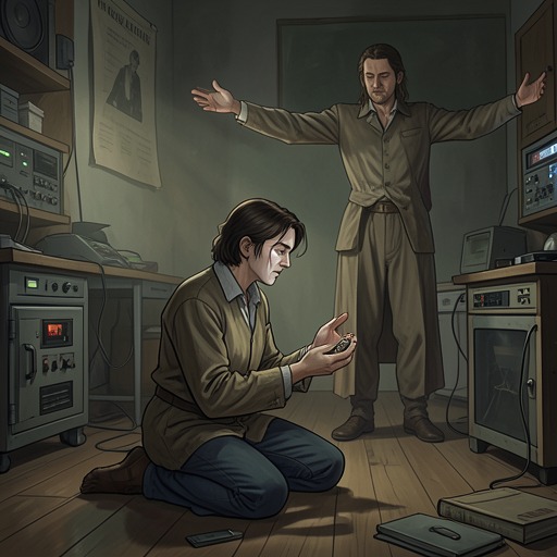 The Speaker's Search For Freedom from "A cataclysmic lack of Harmony". This flow follows a fragile self moving from bodily depletion toward an explicit demand for freedom.