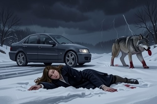 Adrienne's car accident and disappearance from "Insatiable Box Set: Books 1-4". Adrienne's car accident and disappearance are the decisive threshold between her former human life and the dangerous world that follows.